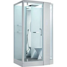 Душевая кабина Orans SR-89105RS белая, с баней 120х90