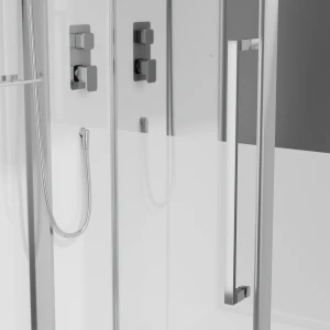 Душевая кабина Black&White G8891 100х100 с парогенератором