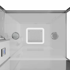 Душевая кабина Black&White G8891 100х100 с парогенератором