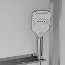 Душевая кабина Black&White G8891 100х100 с парогенератором