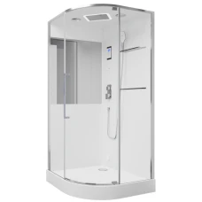 Душевая кабина Black&White G8891 100х100 с парогенератором