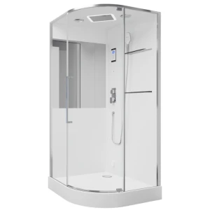 Душевая кабина Black&White G8891 100х100 с парогенератором