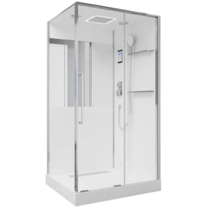 Душевая кабина Black&White G8898 90х115 с парогенератором
