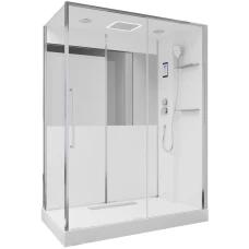 Душевая кабина Black&White G8890 85х160 с парогенератором