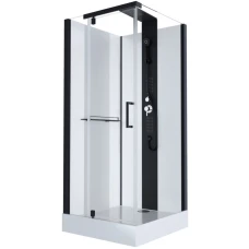 Душевая кабина Black&White G8702 90х90