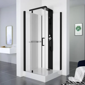 Душевая кабина Black&White G8702 90х90