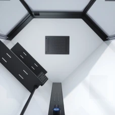 Душевая кабина Black&White G8035 90х90