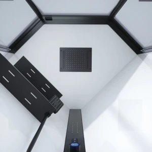 Душевая кабина Black&White G8035 90х90