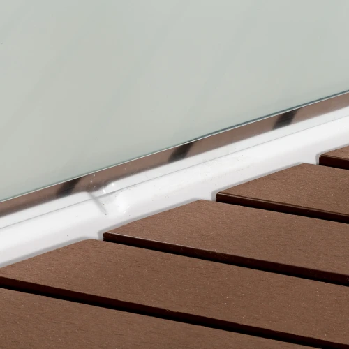 Душевая кабина Deto A 102 L LED с кнопкой и гидромассажем 120х80