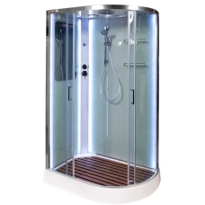 Душевая кабина Deto A 102 L LED с кнопкой 120х80
