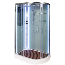 Душевая кабина Deto A 102 L LED и гидромассажем 120х80