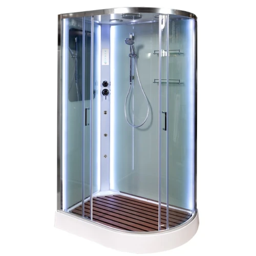 Душевая кабина Deto A 102 L LED и гидромассажем 120х80