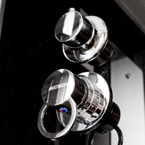 Душевая кабина Deto B10 black без крыши 100x100