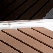 Душевая кабина Deto B09S BLACK с электрикой 90x90