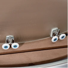 Душевая кабина Deto B09 BLACK без крыши 90x90