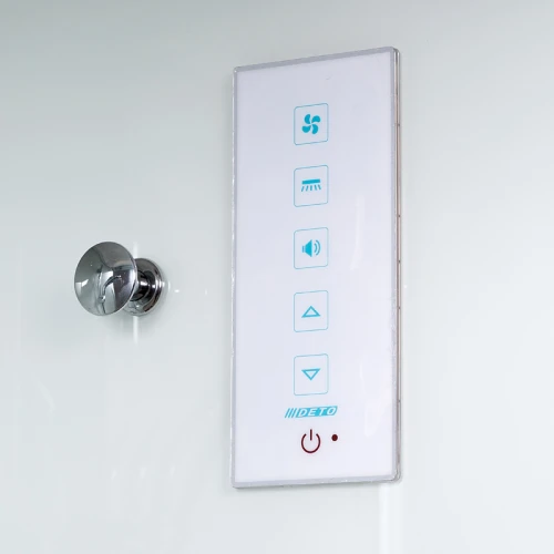 Душевая кабина Deto D 119 S с электрикой 110x90