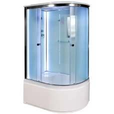 Душевая кабина Deto D 120-S L с LED подсветкой 120x80