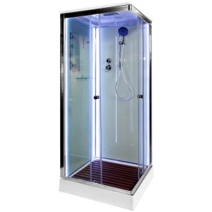 Душевая кабина Deto K408S LED 80х80 с led подсветкой