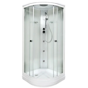 Душевая кабина Deto DM 2090 с гидромассажем и электрикой 90х90