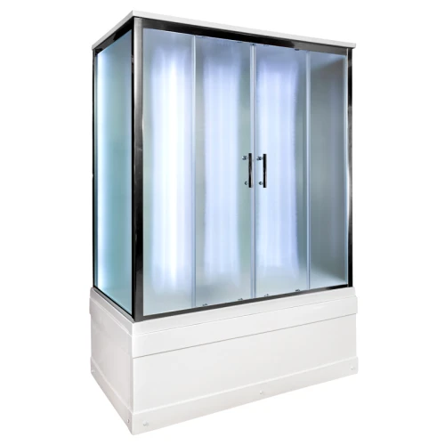 Душевой бокс Deto EM 4515 150x85 LED с подсветкой