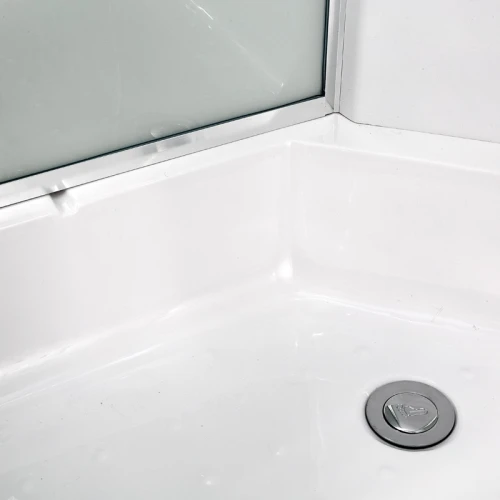 Душевая кабина Deto EM 2712 L 120х80 с гидромассажем и электрикой