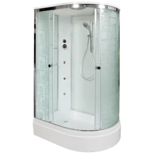 Душевая кабина Deto EM 2712 L 120х80 с гидромассажем