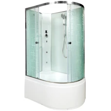 Душевая кабина Deto EM 4511 N L Б/К с гидромассажем 110x80