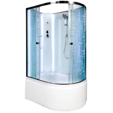 Душевая кабина Deto EM 4511 N L LED Б/К с led подсветкой 110x80