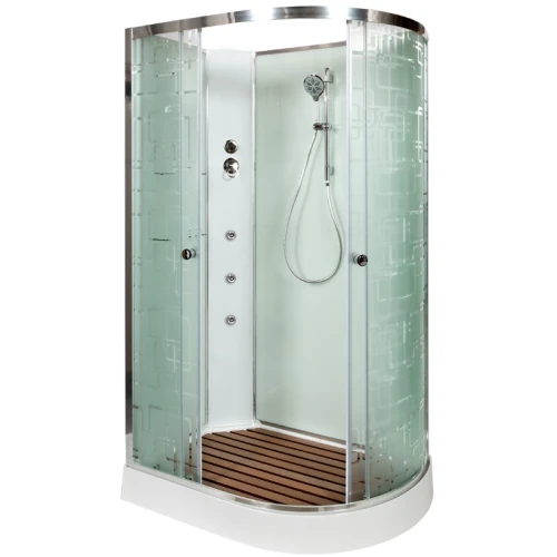 Душевая кабина Deto EM 1511 N L Б/К с гидромассажем 110х80