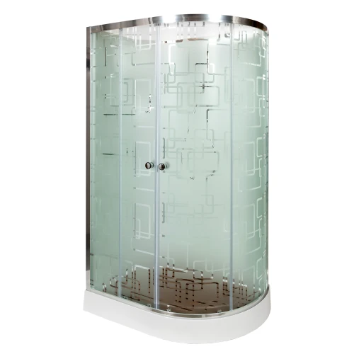 Душевая кабина Deto EM 1511 N L Б/К с гидромассажем 110х80