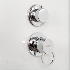 Душевая кабина Deto EM 1512 N L LED Б/К с led подсветкой 120х80