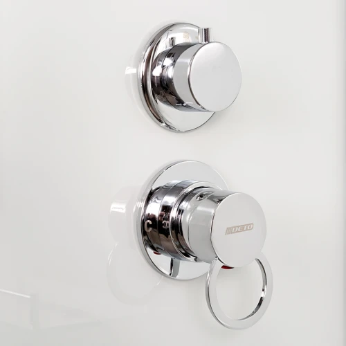 Душевая кабина Deto EM 1511 L 110x80 с электрикой и гидромассажем