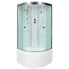 Душевая кабина Deto EM 4510 100х100 с электрикой