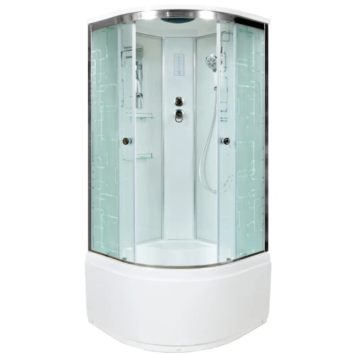 Душевая кабина Deto EM 4510 100х100 с электрикой