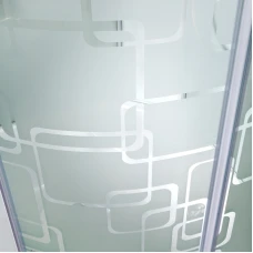 Душевая кабина Deto EM 4510 100х100 с электрикой