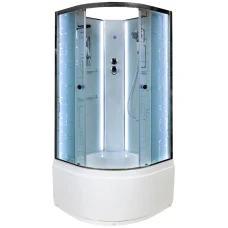 Душевая кабина Deto EM 4510 N LED Б/К с led подсветкой 100x100