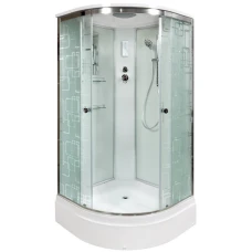 Душевая кабина Deto EM 2710 с электрикой 100х100