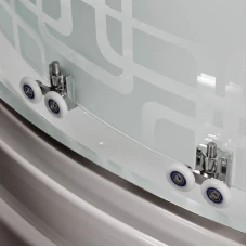 Душевая кабина Deto EM 2710 N LED с гидромассажем 100х100