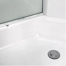 Душевая кабина Deto EM 2710 N LED Б/К с led подсветкой 100x100