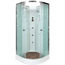 Душевая кабина Deto EM 1510 N Б/К с гидромассажем 100x100