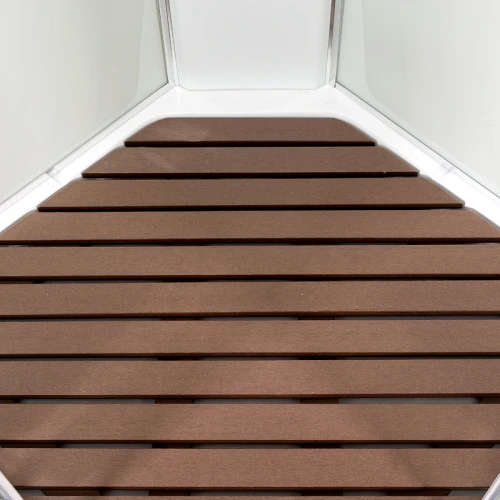 Душевая кабина Deto EM 1510 N LED Б/К с led подсветкой и гидромассажем 100x100