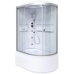 Душевая кабина Deto L 620 L 120х80 с гидромассажем и электрикой