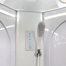 Душевая кабина Deto L 620 L 120х80 с гидромассажем и LED подсветкой