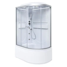 Душевая кабина Deto L 620 L 120х80 с гидромассажем и LED подсветкой