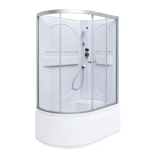 Душевая кабина Deto L 620 R N 120х80 с LED подсветкой