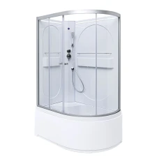 Душевая кабина Deto L 620 L N 120х80 с LED подсветкой