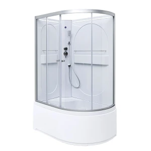 Душевая кабина Deto L 620 L N 120х80 с LED подсветкой