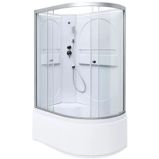 Душевая кабина Deto L 620 L N 120х80 с LED подсветкой