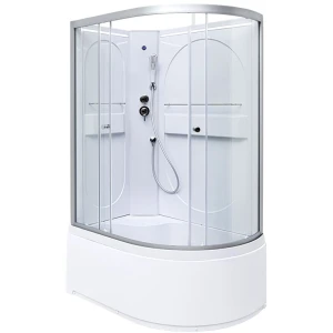 Душевая кабина Deto L 620 L N 120х80 с LED подсветкой