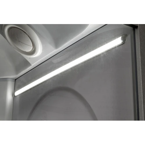 Душевая кабина Deto L 610 100х100 с LED подсветкой